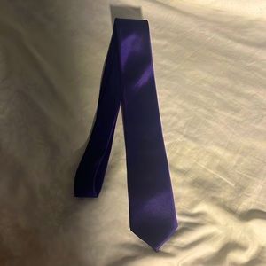 Purple, Calvin Klein, slim tie